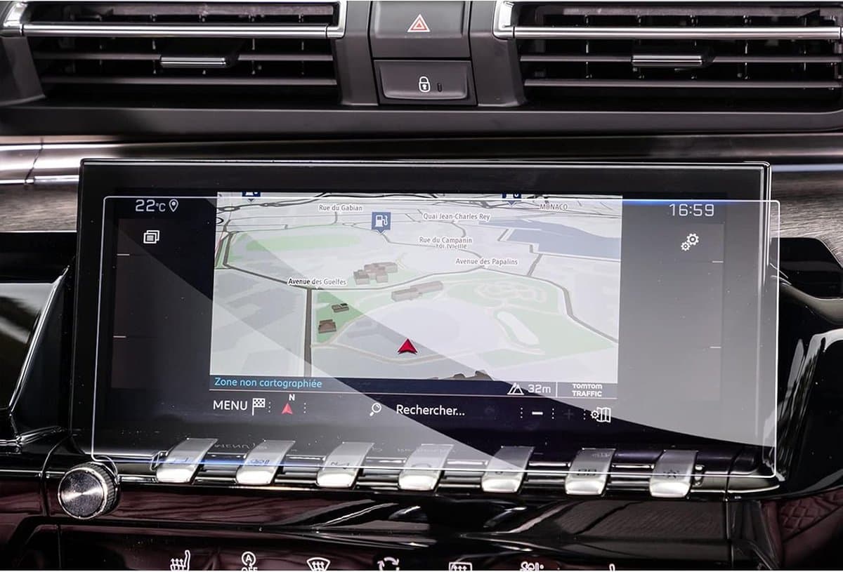 Navigatiescherm beschermfolie 10 inch - Shockproof - 9H krasbestendig - Vermindert vingerafdrukken - ShopVlot