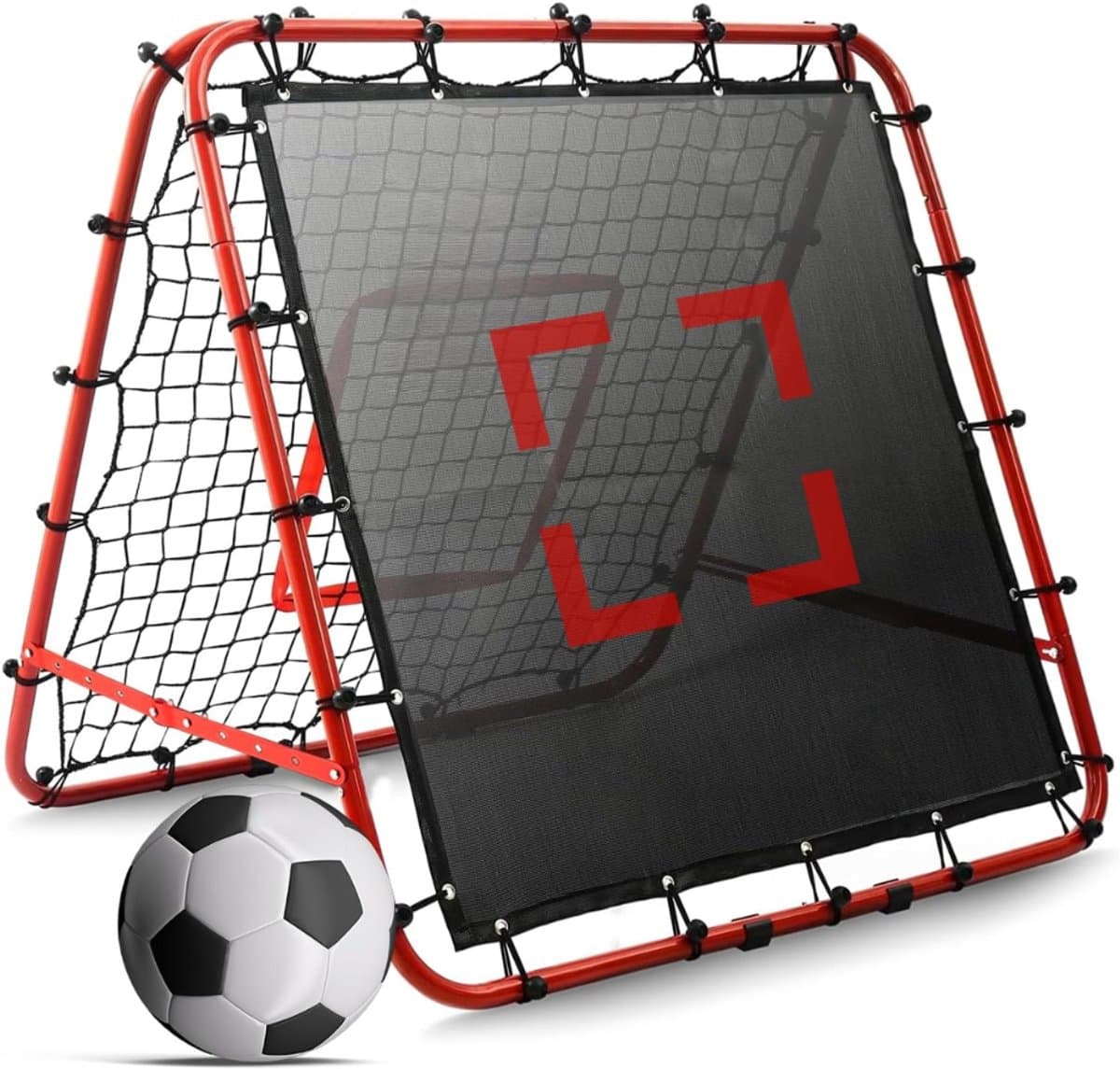DYVNS® Rebounder Voetbal - Trainingsmateriaal Balsport - Bouncer - Verstelbaar