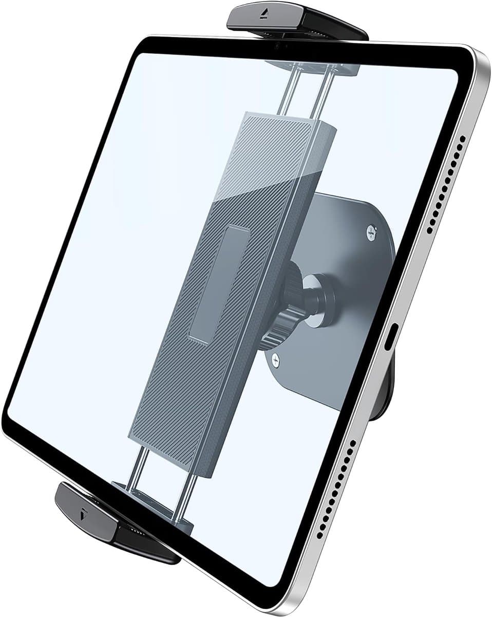 Wandbevestiging, Aluminium iPad Wandbevestiging, 360° Draaibare Verstelbare Wandbevestiging Compatibel met iPad Pro, Mini, Galaxy Tab, Surface Pro, Kindle, Alle 4,7-13" Tablets en