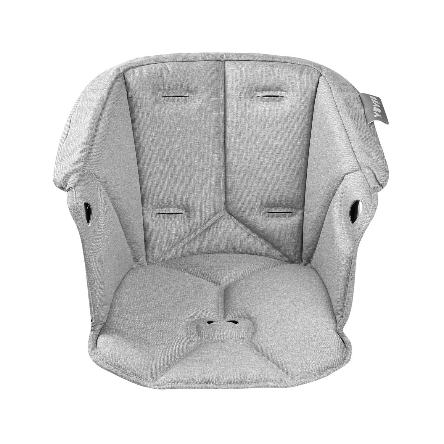 Béaba Up & Down Stoelverkleiner - Comfortkussen voor Kinderstoel - Ergonomisch & Zacht - Wasbaar - Vanaf 6 Maanden - Grijs