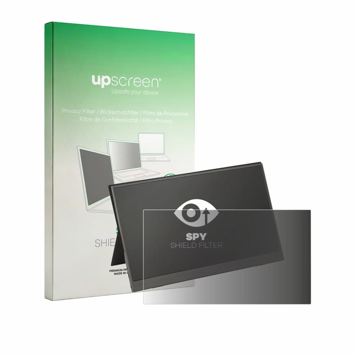 upscreen - privacyscherm voor TRONIC Monitor 15.6" - privacy filter screenfilter Blauwlichtfilter