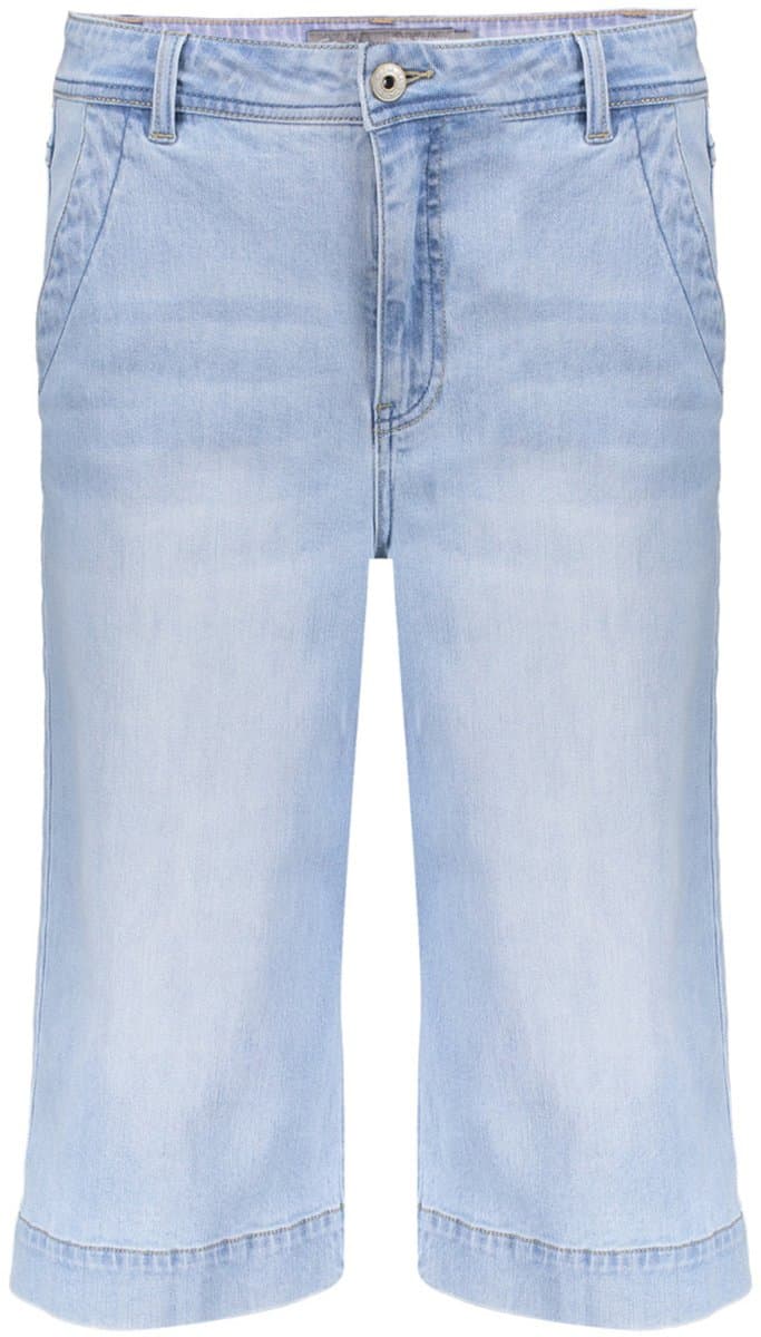 Geisha Broek Jeansshort Long 61323 10 Bleached Denim Dames Maat - L