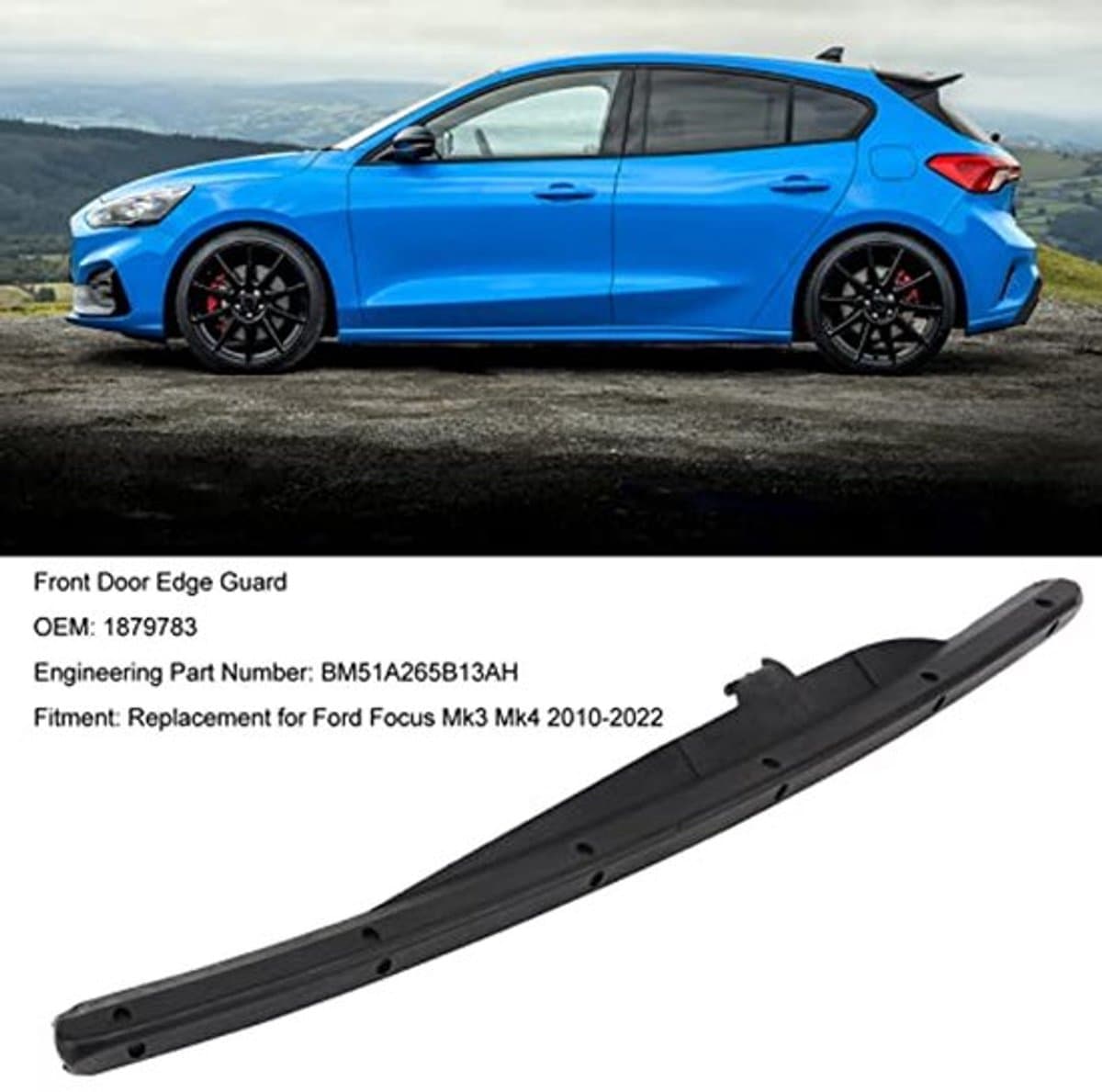 Linksvoor N S Deur Shield Protector 1879783 Autodeur Shield Vervanging voor Focus Mk3 Mk4 2010 Tot 2022