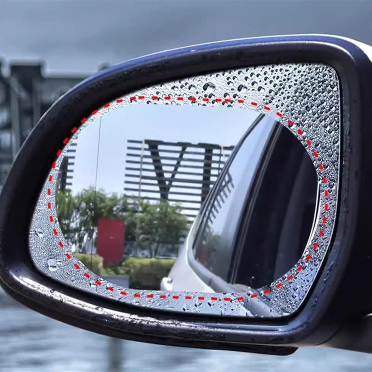 Achteruitkijkspiegel Folie - Auto Spiegel Covers - Veiliger Rijden - Regen & Condens Vrij - A/Ellipse - Normaal