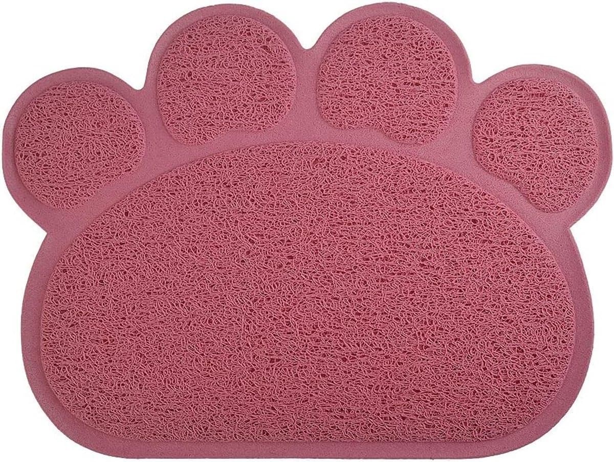 Grote kattennestmat in paw-vorm, 7 kleuren beschikbaar, 60x45cm, comfortabel en duurzaam