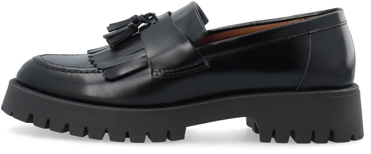 Bianco Leren loafers BIALEO
