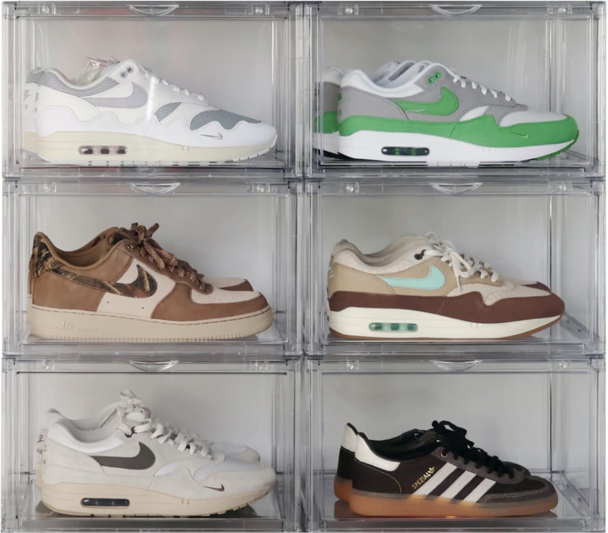 Sneakerstack® Sneakerbox Transparant – 6 stuks - Stapelbare Schoenenbox – Past tot schoenmaat 48 – Premium Opbergbox