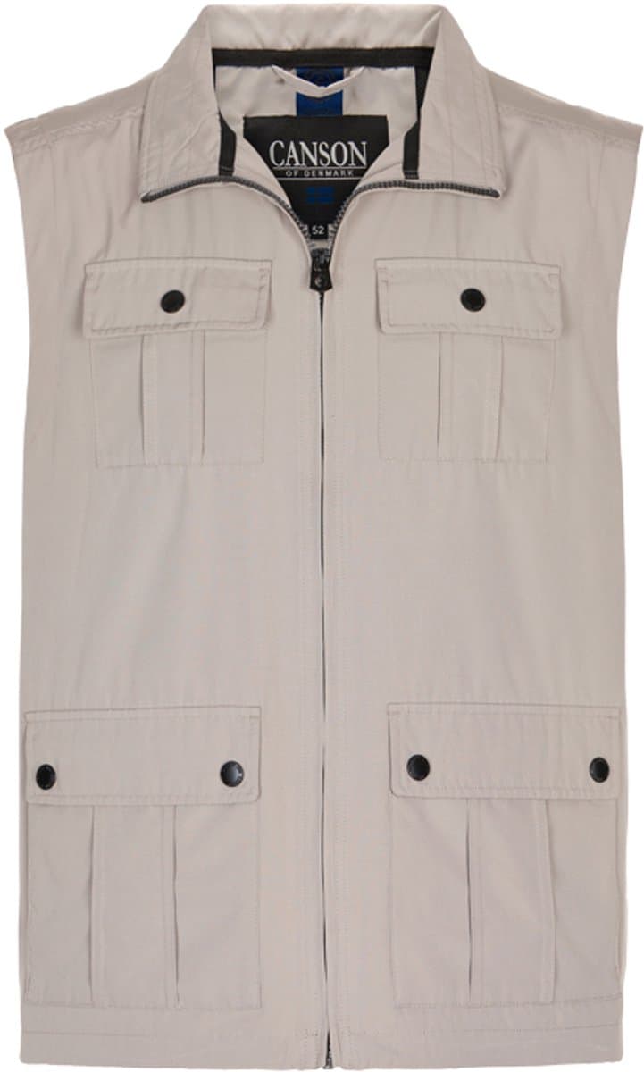 Canson bodywarmer heren - beige - dun - maat 58