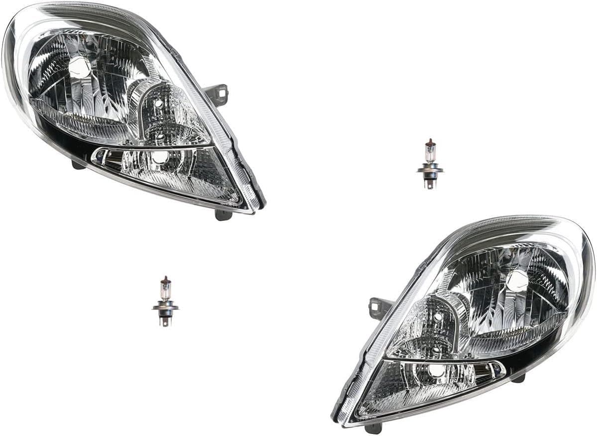 Koplampen Halogeen geschikt voor Nissan Primastar 09/06- met H4 Set Links Rechts