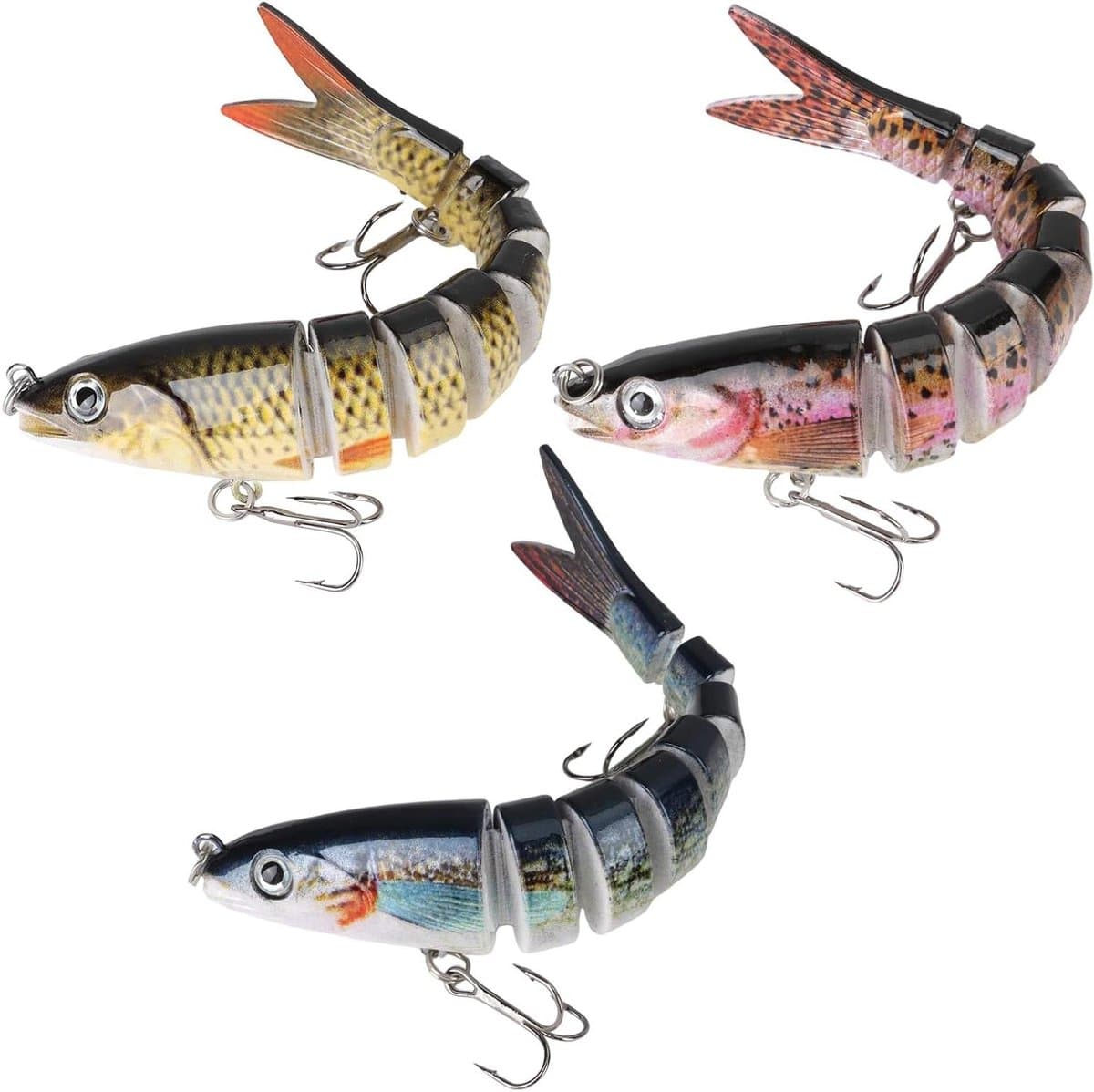 Kunstaas Set - Vis Lokaas - Roofvissen Vangen - Realistisch Zwemgedrag - 13.5cm - A