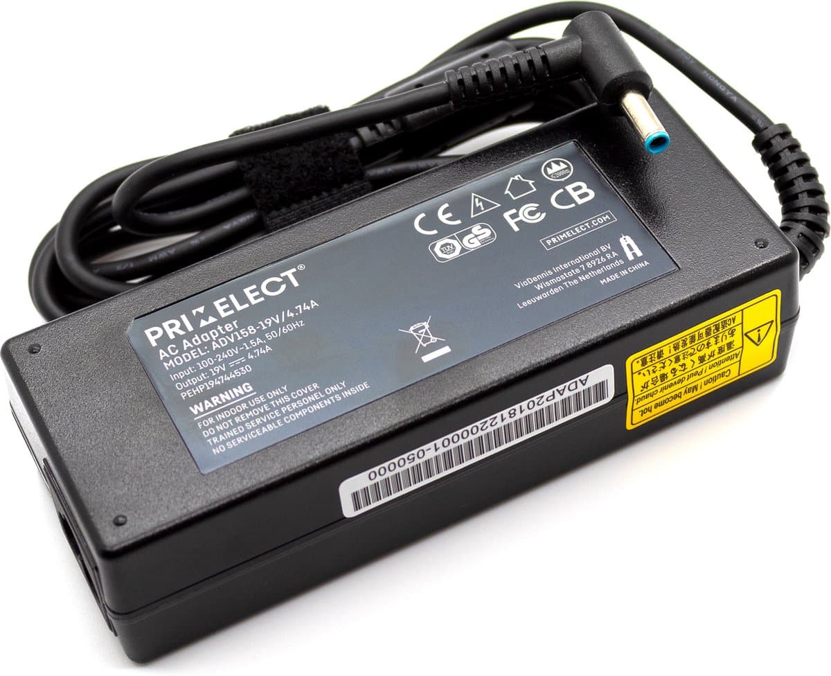 Laptop oplader 90W geschikt voor HP 17-x132nd