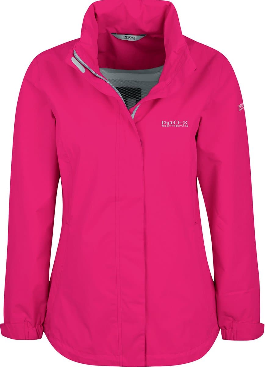 Pro-X Elements - Opbergbare regenjas voor dames - Eliza - Kersenroze - maat 48