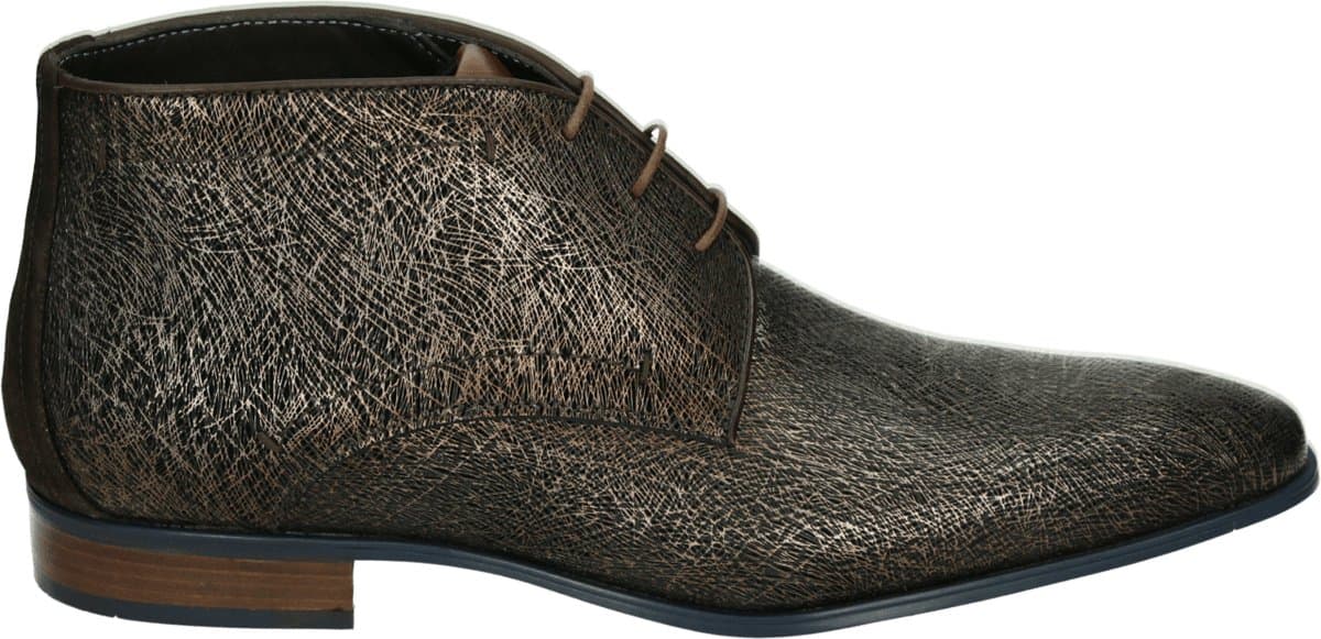 giorgio - HE964186 - Nette herenschoenenBusiness half-hoog - Kleur: Bruin - Maat: 45