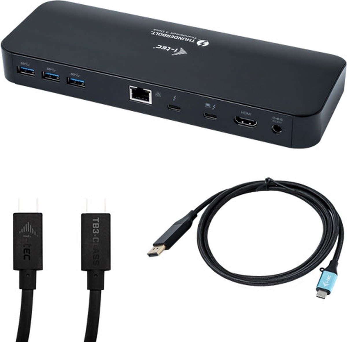 i-Tec Thunderbolt 3 Dual 4K Docking Station + USB-C / DP kabel