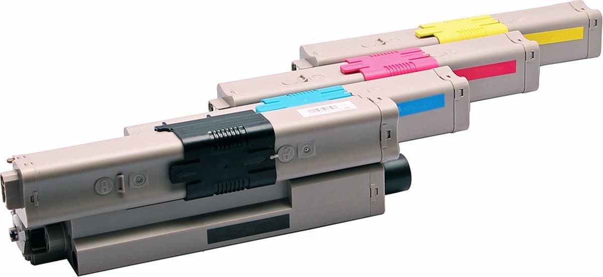 Set 4x ABC huismerk toner geschikt voor Oki C332 C332DN MC363 MC363DN MC363N C 332 C 332DN MC 363 MC 363DN MC 363N 46508713 46508714 46508715 46508716