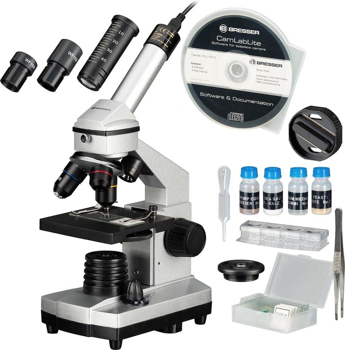 Bresser Junior Microscoop set 40x-1024x met koffer