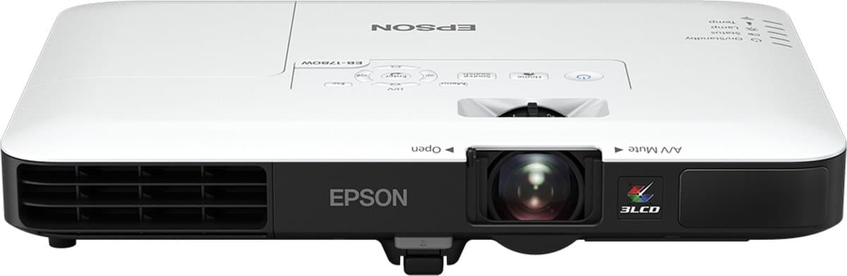 Epson EB-1780W projector met korte projectieafstand, 3000 ANSI lumen, 3LCD WXGA (1280x800), wit, grijs.