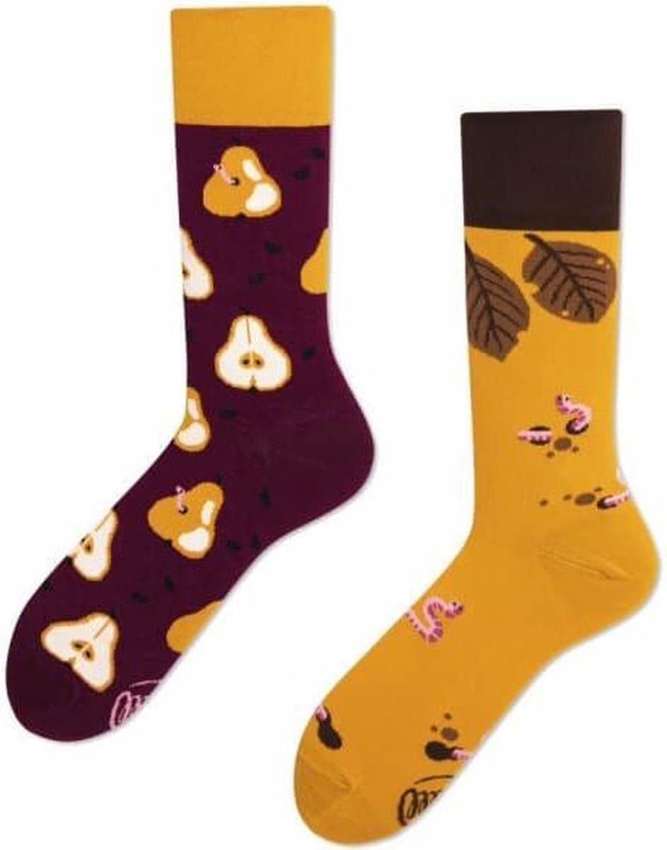 Toffe Sokken - Gekke Sokken - Leuke Sokken - Pear Pair - Maat: 39 t/m 42