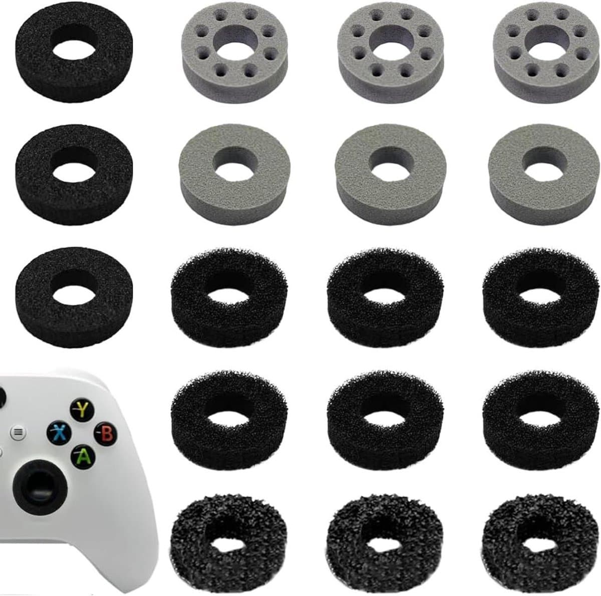 Allecto Plus - Thumbstick Bewegingsassistent - 18 Stuks Schokdempers - 6 Weerstandsniveaus - Voor Steam Deck, PS5, Xbox One, Switch PRO, Switch, Switch OLED