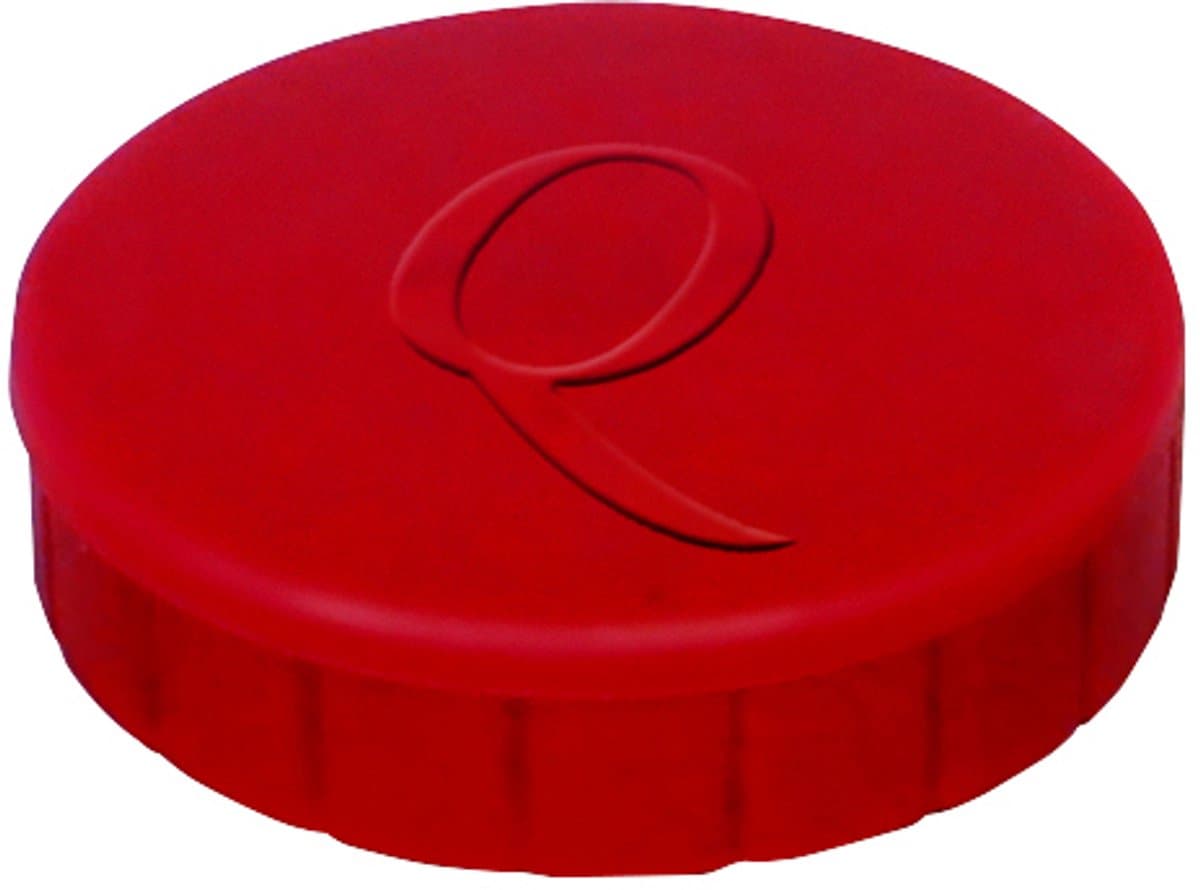 Magneet Quantore 20mm 300gram rood 10 stuks