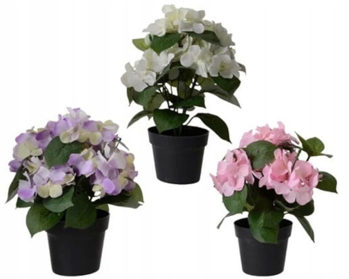 Kaemingk - Sierplant - 24x25 cm - Roze, Wit, Paars
