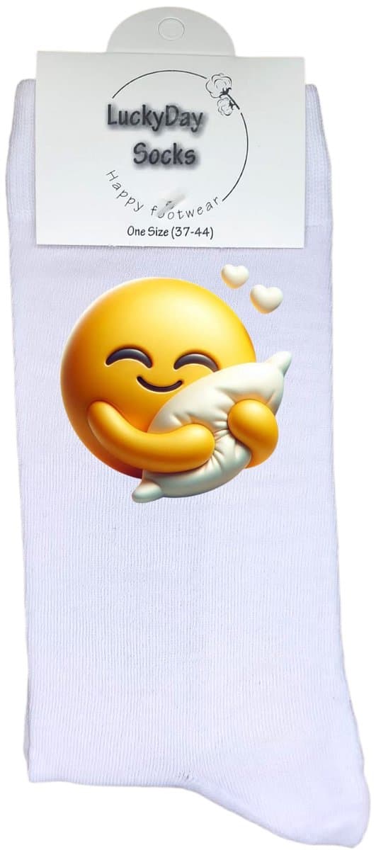 Luckyday Socks - Unisex sokken - Smily - cadeau sokken - Maat 37-44