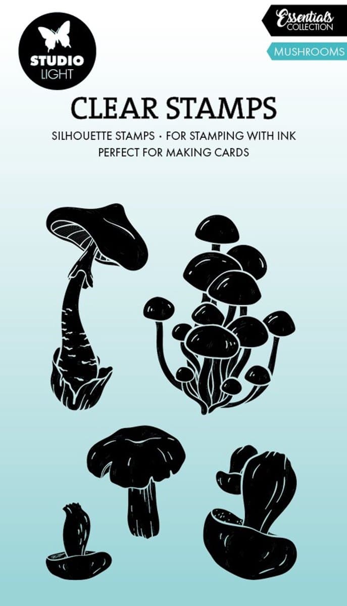 Clear stamps Mushrooms - Essentials nr. 878