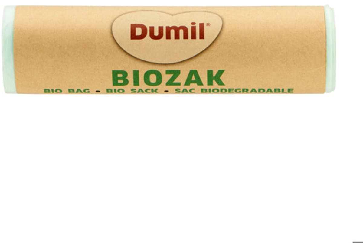 Dumil Biozak 140 L – 88×134 cm - Composteerbare Afvalzak – Per rol 3 stuks