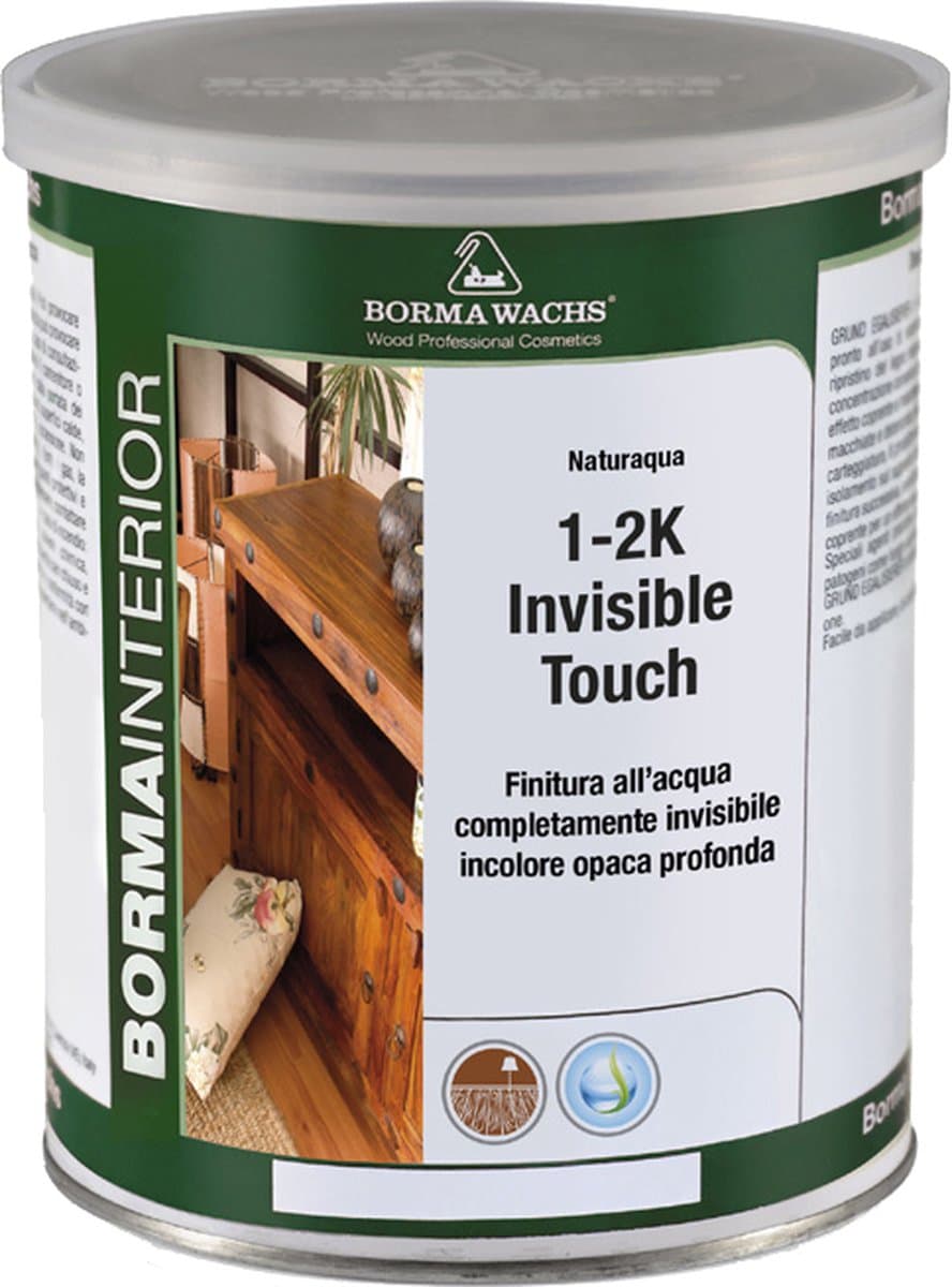 Borma Wachs Invisible Touch Transparante Lak Ultra mat (0 GU) - 375 ml