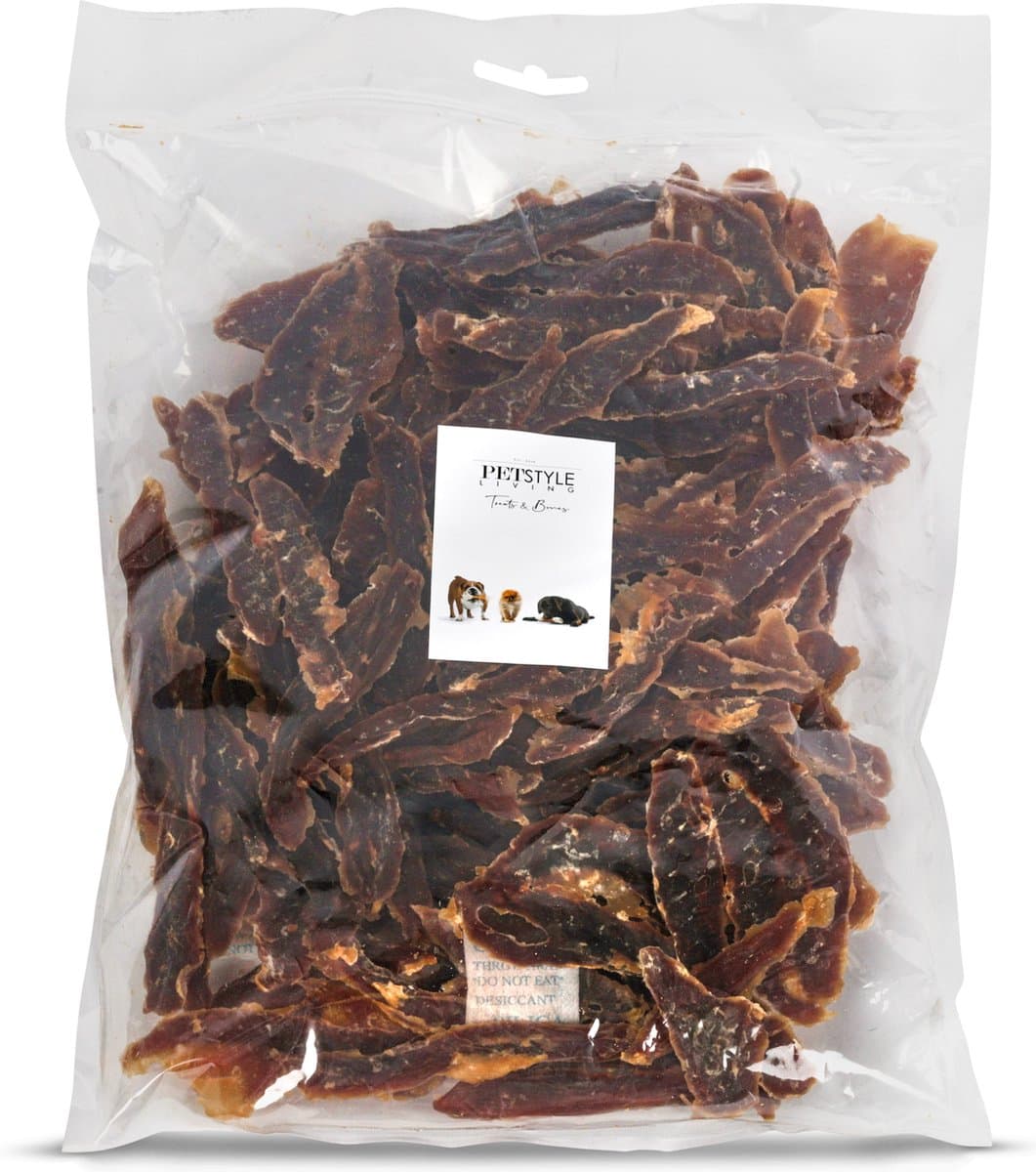 Petstyle Living Eendfilets - Hondensnacks - 1 kg - Eendfilet Hond