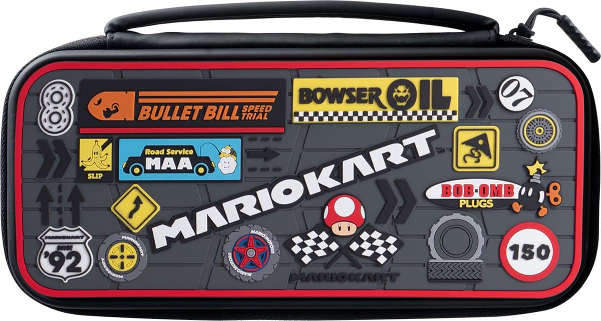 PDP Gaming Switch Travel Case Plus - Kart Sponsors - Consolehoes - Nintendo Switch/OLED/Lite