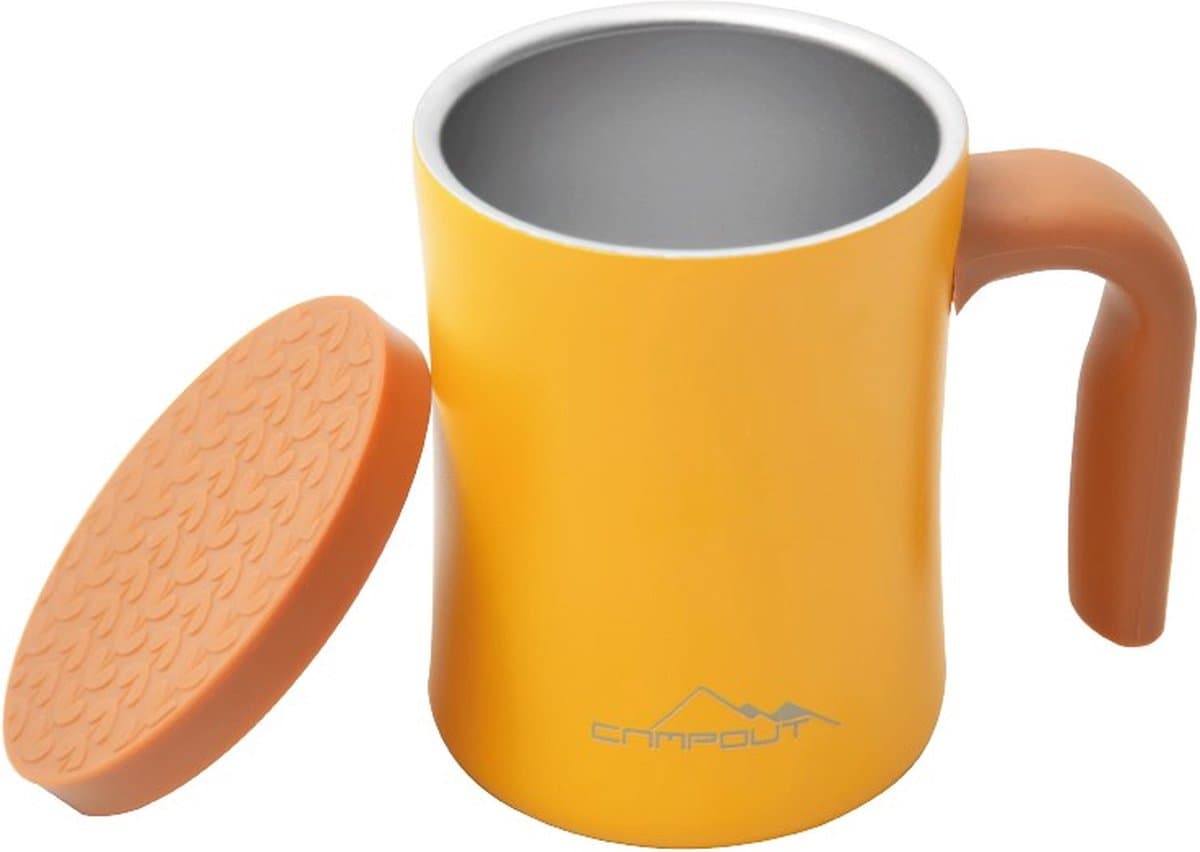 Thermosbeker - Geel