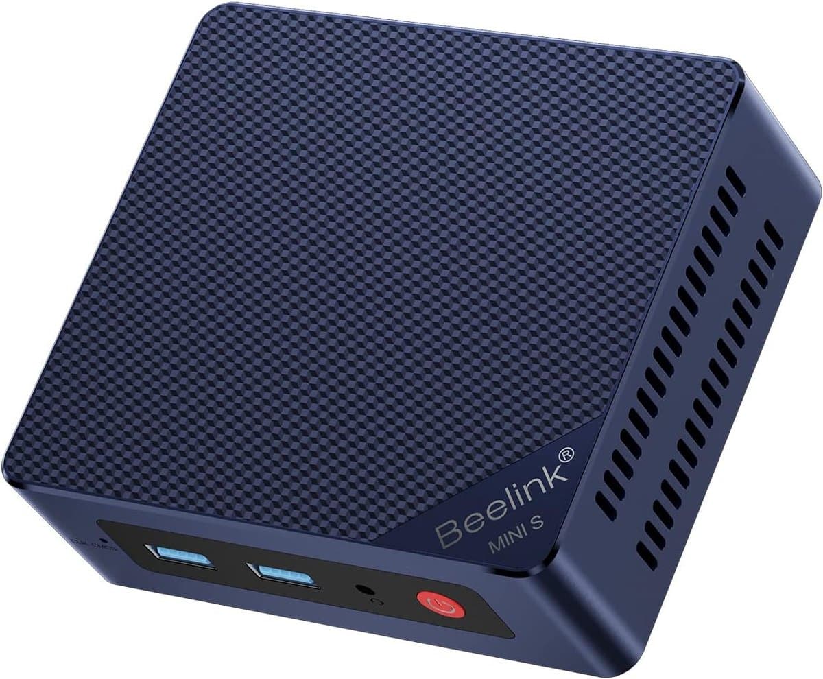 Beelink Mini-PC,Mini S13 Mini-Computer Intel Twin Lake N150 (tot 3.6GHz),Bureaubladcomputer met 16GB DDR4 RAM en 500GB PCIe3.0 SSD, Kleine PC met 4K UHD Dubbele HDMI/Wifi6/BT5.2 voor Kantoor/Huis/HTPC/NAS/W11 Home