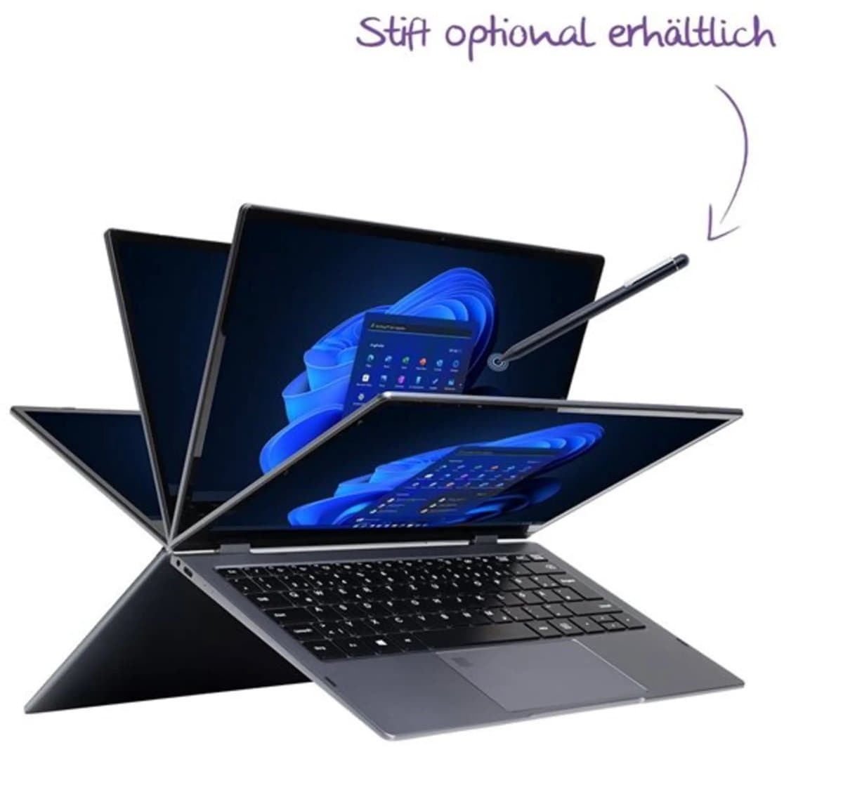Terra Mobile 360-13R 2-in-1 FullHD 13.3" laptop - Intel Core i5-1334U - 16GB - 512GB M.2 SSD - Windows 11 Pro