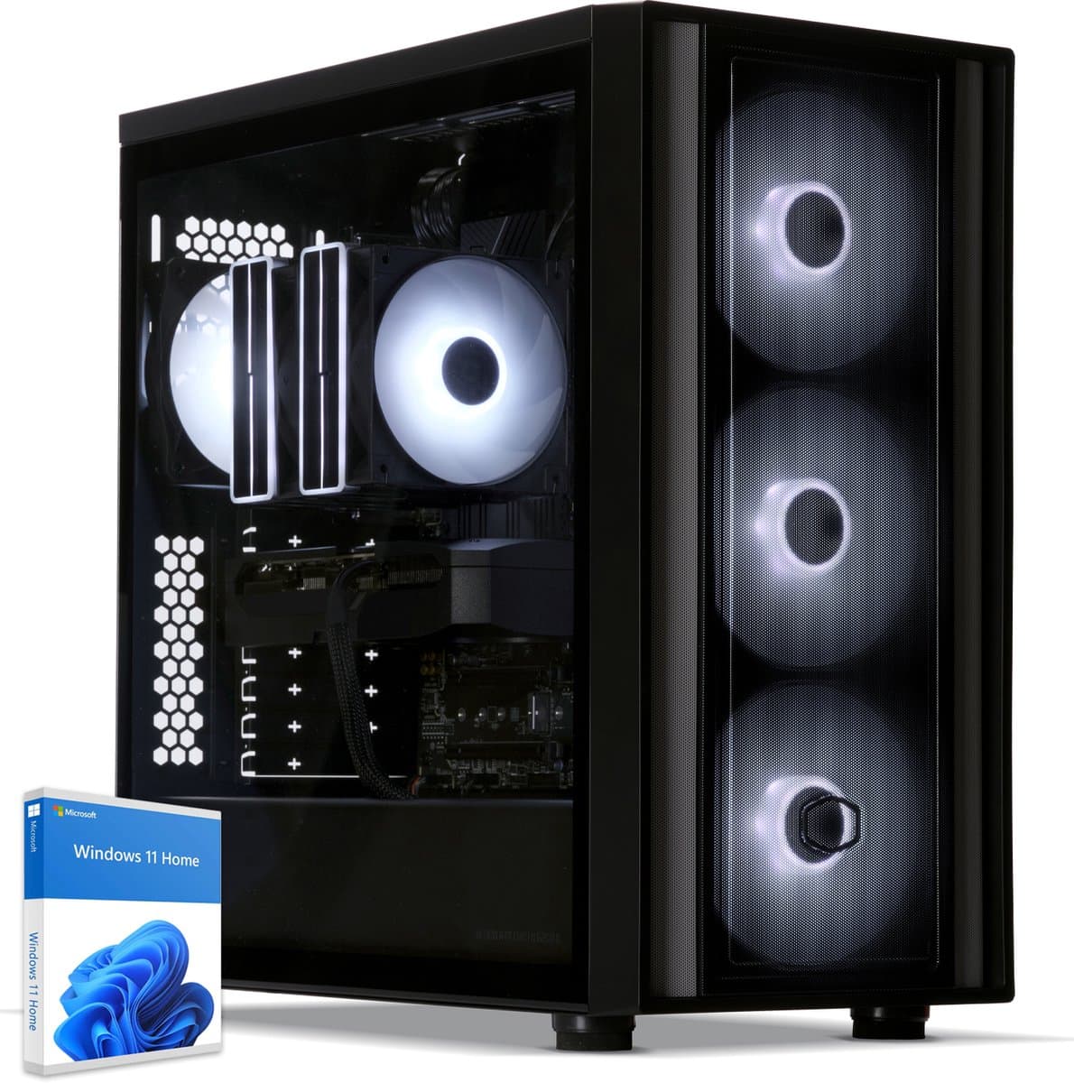 Sedatech Advanced Gaming PC Premium ATX • Intel Core Ultra 7 265KF 20x 3.9GHz • Geforce RTX5070Ti • 32Gb DDR5 • 2Tb SSD M.2 • WiFi • Bluetooth, USB C 4.0 • Windows 11 • Desktop computer