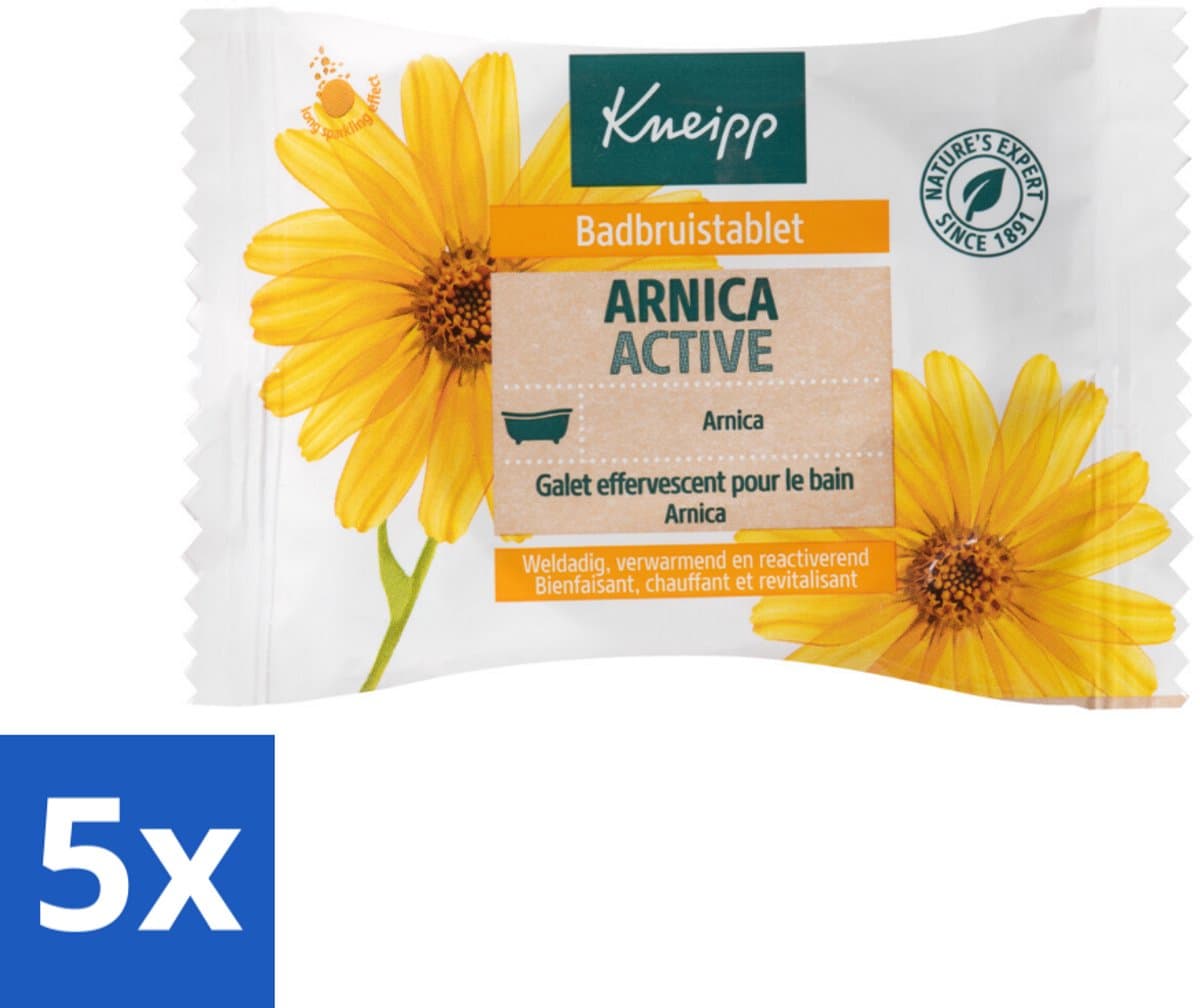 Kneipp - Badbruistablet - Arnica - Bulkverpakking - 5 stuks