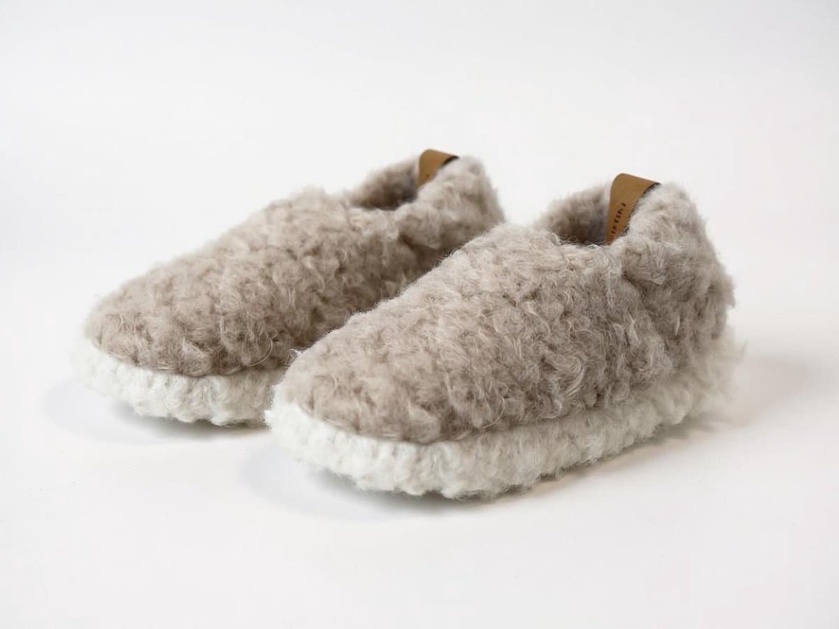 ATTREZZO® Sloffen - Teddy - Maat 36-37 - Beige - Pantoffels