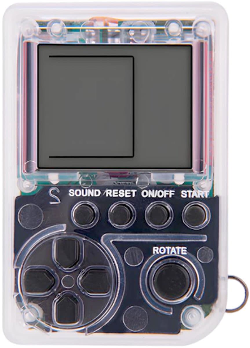 TechKidz, Mini videospel 26in1 met ketting, Transparant