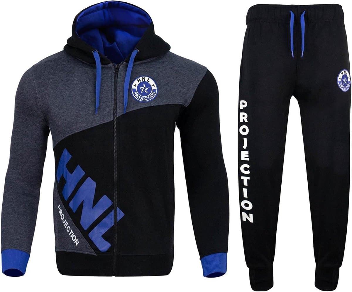 Heren Trainingspak Set met Capuchon en Joggingbroek - Comfortabele Sportkleding