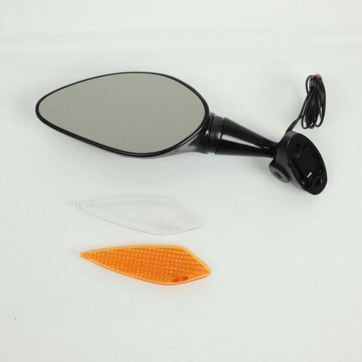 Rétroviseur gauche de carénage tête fourche Far avec clignotant pour moto Neuf