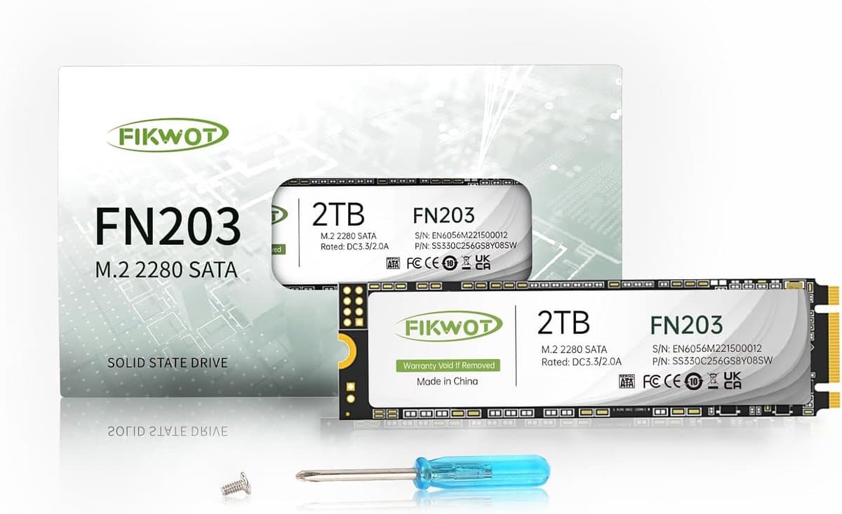 M.2 SATA SSD 256 GB - 3D NAND TLC SATA III 6 Gb/s voor Ultrabooks en Tablets
