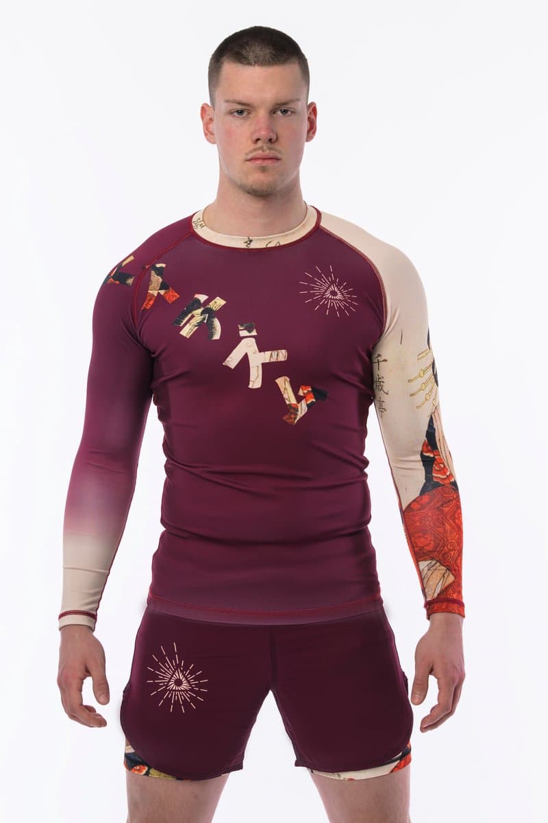 Energia Fightwear Akai - Longsleeve Rashguard XL - MMA/BJJ - Heren/Dames - Bescherming Vechtsport