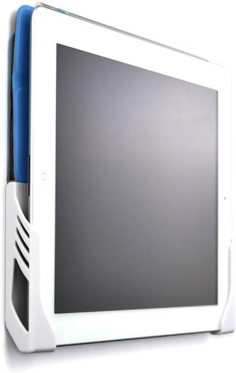 Witte Tabletop voor iPad, Android en Windows Tablets - Universeel, Schadevrij, met 3M Command Strips