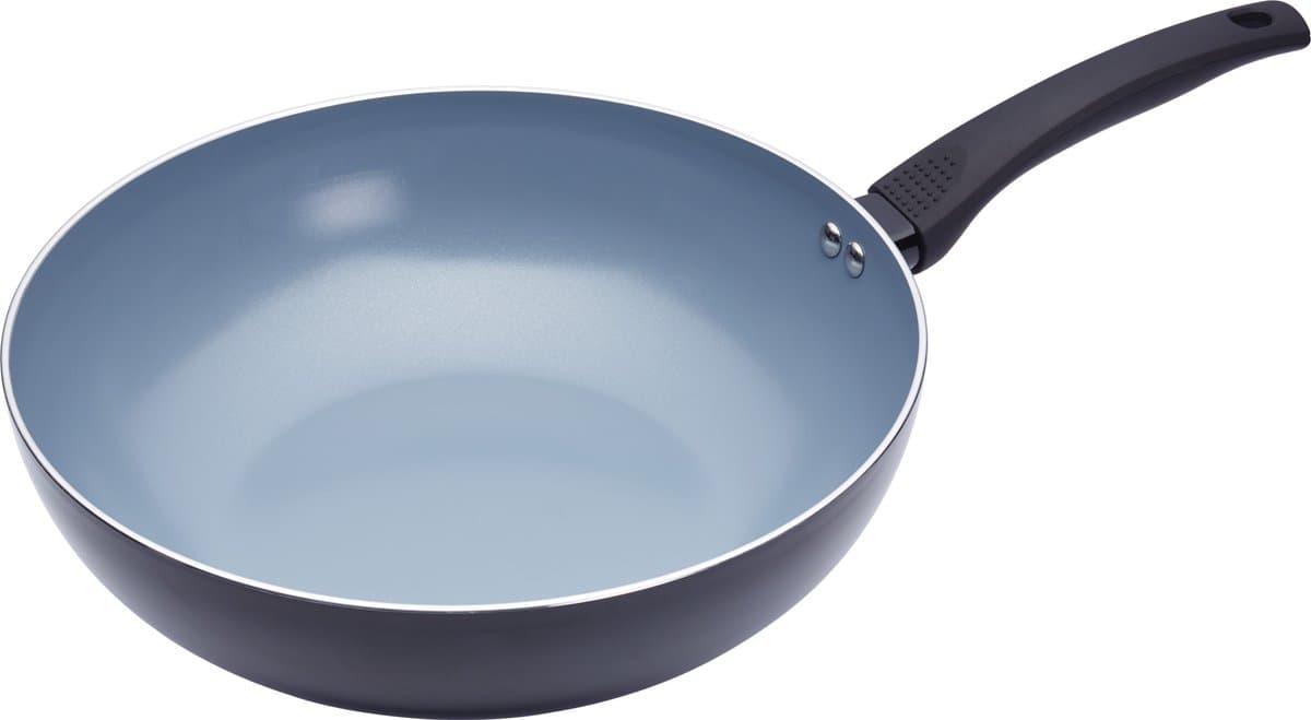 MasterClass inductie-veilige Keramische eco Wok met anti-aanbaklaag - 29,5 cm