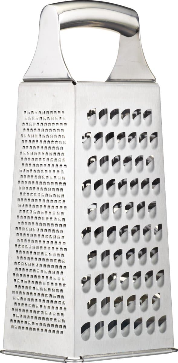 Kitchen Craft Vierzijdige Doosrasp - 4 Verschillende Messen Ergonomische Handgreep Vaatwasmachinebestendig