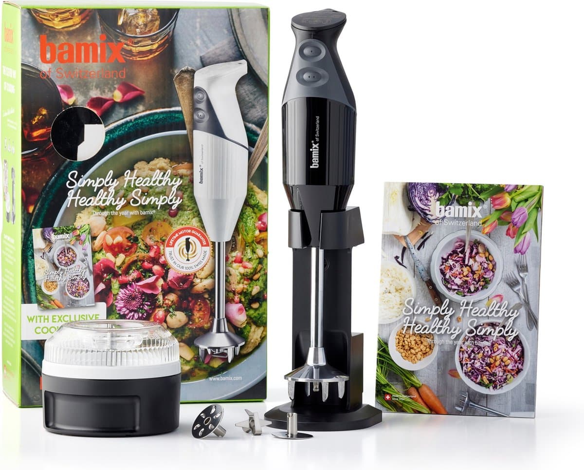 Bamix M200 staafmixer Simply Healthy zwart