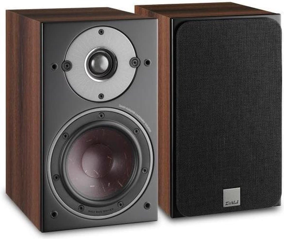 Dali Oberon 1 - Boekenplank speaker - Walnoot (prijs per stuk)
