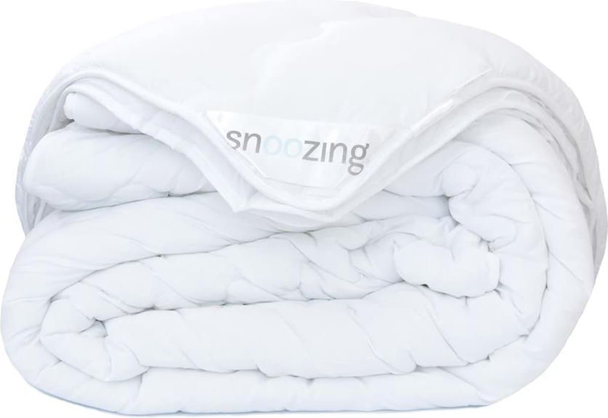 Snoozing Swiss Dreams - Synthetisch - 4-seizoenen dekbed - Lits-jumeaux - 240x220 cm - Wit