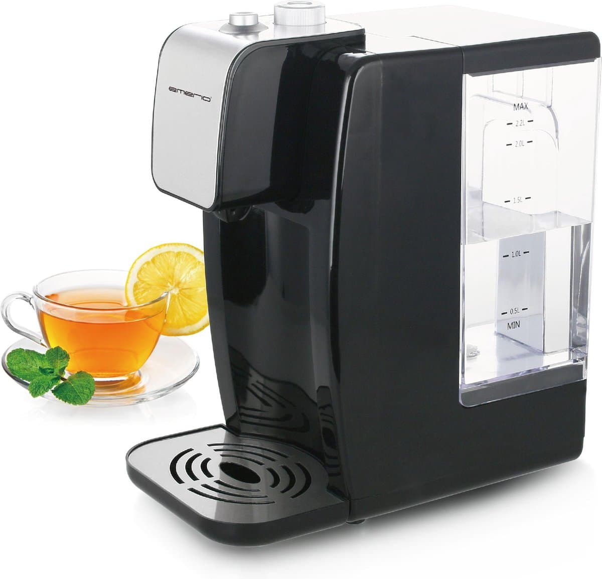 Emerio WD-118981 Heet Water Dispenser 2.2L 2600W Zwart/RVS