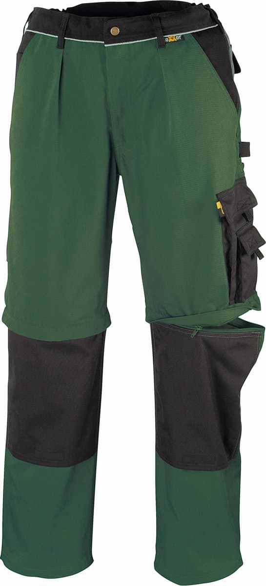 teXXor Canvas 2-in-1 broek Tobago groen/zwart